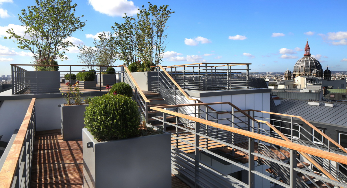 7 Madrid immeuble Gecina rooftop