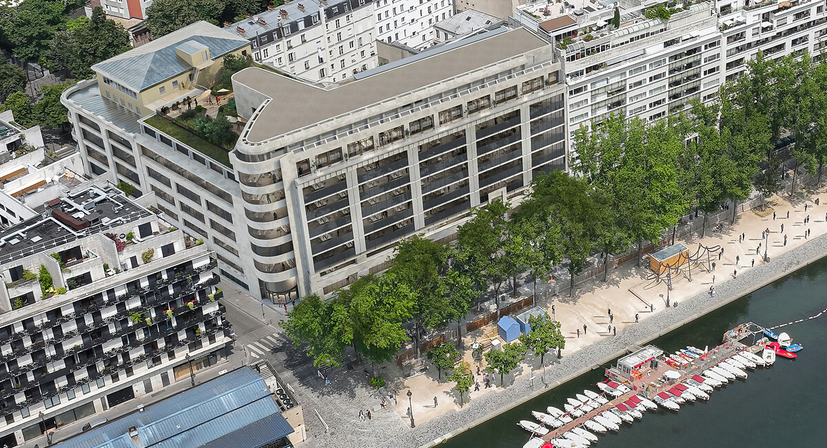27 Canal façade côté Seine