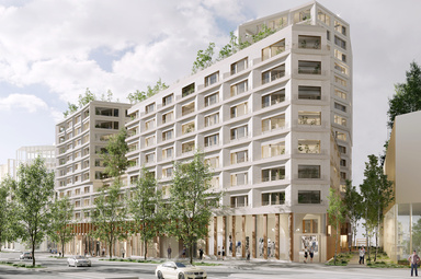 Résidence Belvédère YouFirst perspective façade 1 Résidence Belvédère YouFirst perspective façade 1