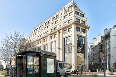 Le Building immeuble Gecina façade 1 Le Building immeuble Gecina façade 1